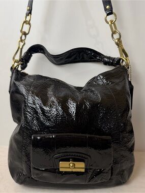Coach | Bags | Coach Black Leather Hobo Shoulder Bag No 9453